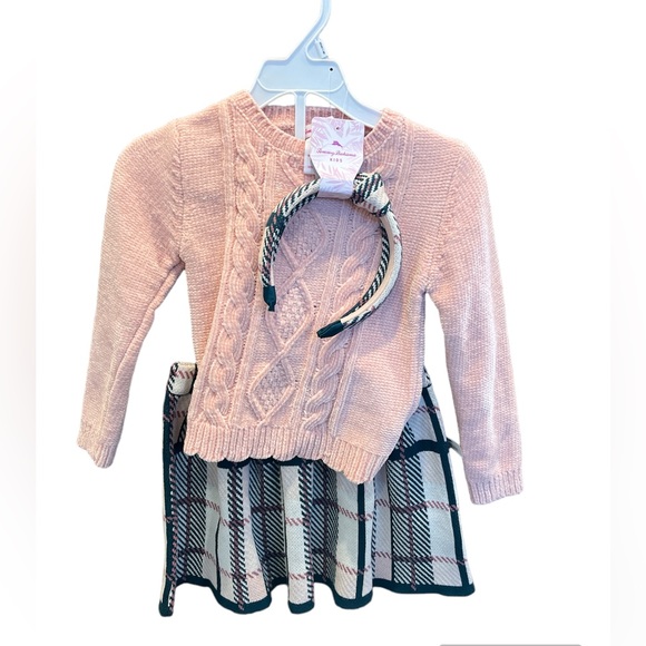 Tommy Bahama Kids sweater/skirt/headband set - Picture 2 of 3